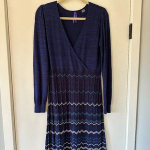 Seraphine Navy Maternity/Nursing Dress - 6